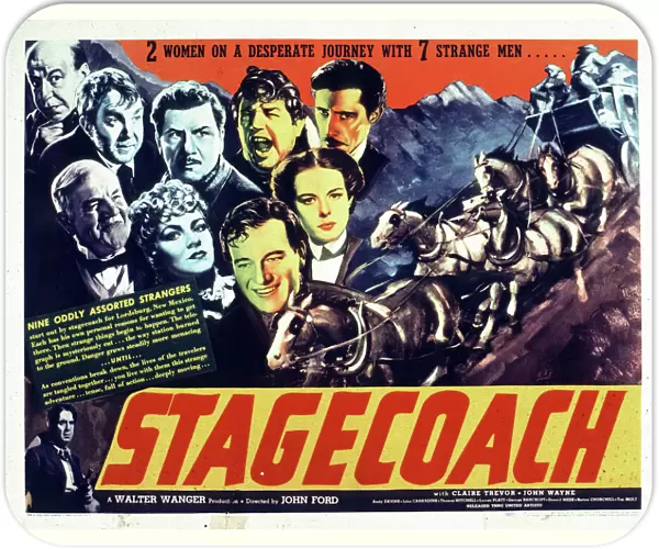 Poster for John Fords Stagecoach (1939)