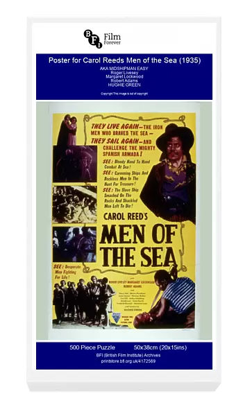 Poster for Carol Reeds Men of the Sea (1935)