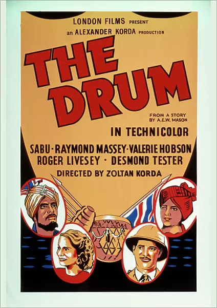 Poster for Zoltan Kordas The Drum (1938)