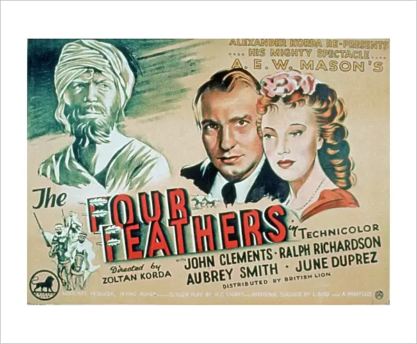 Poster for Zoltan Kordas The Four Feathers (1939)