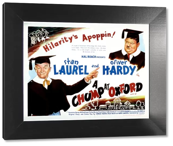 Poster for Alfred Gouldings A Chump at Oxford (1939)