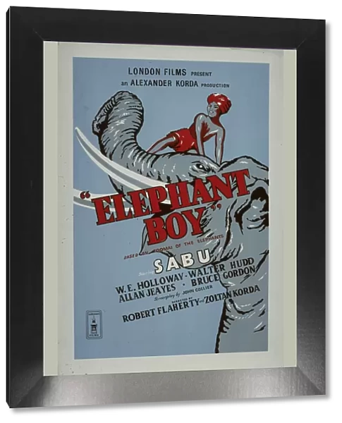 Poster for Robert Flahertys Elephant Boy (1937)