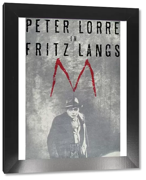 Poster for Fritz Langs M (1931)