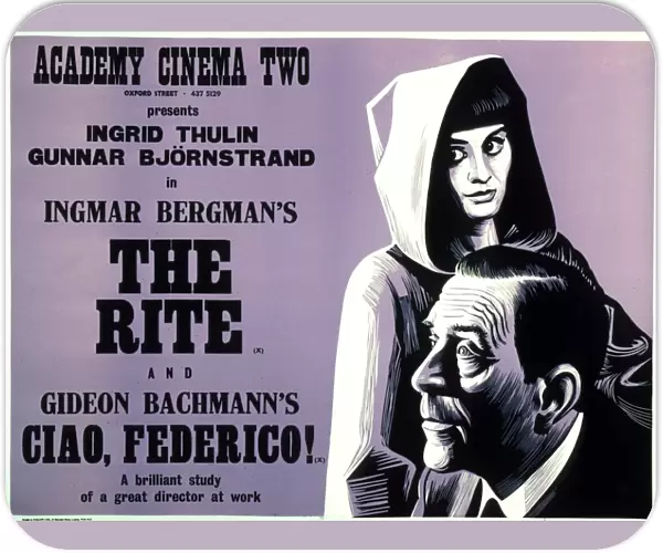 Academy Poster for Ingmar Bergmans The Rite (1969)