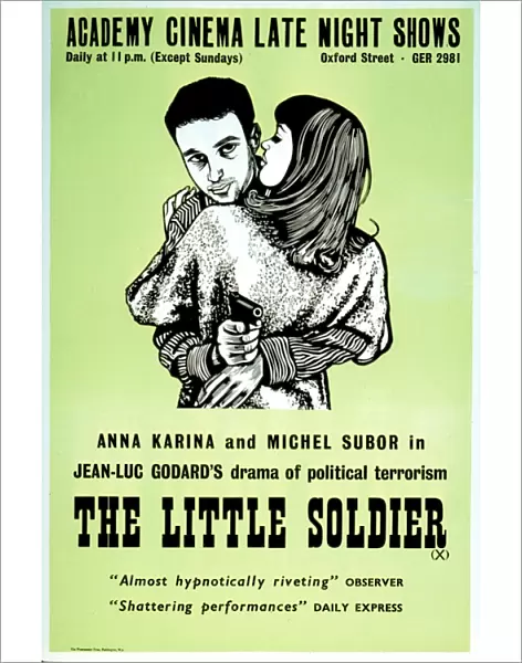 Academy Poster for Jean-Luc Godards The Little Soldier (1960)