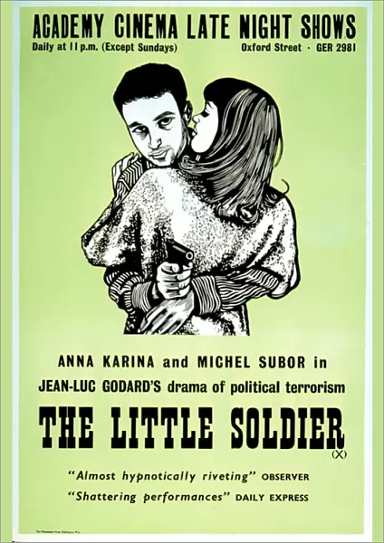 Academy Poster for Jean-Luc Godards The Little Soldier (1960)