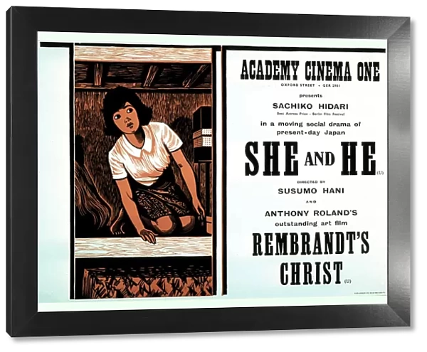 Academy Poster for Susumu Hanis She and He (1963)