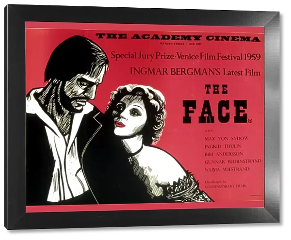 Academy Poster for Ingmar Bergmans The Face (1958)