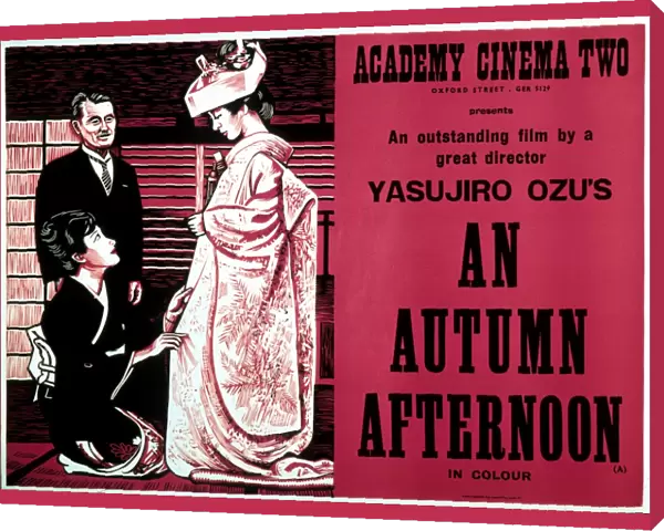 Academy Poster for Yasujiro Ozus An Autumn Afternoon (1962)