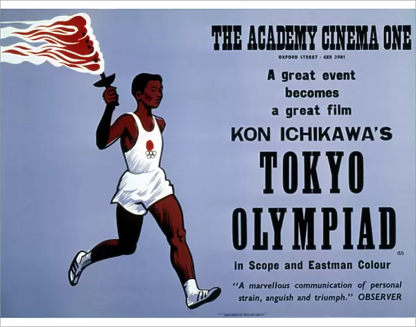 Academy Poster for Kon Ichikawas Tokyo Olympiad (1965)