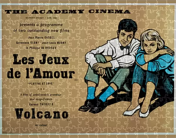 Academy Poster for Philippe De Brocas Les Jeux de l Amour (1960)