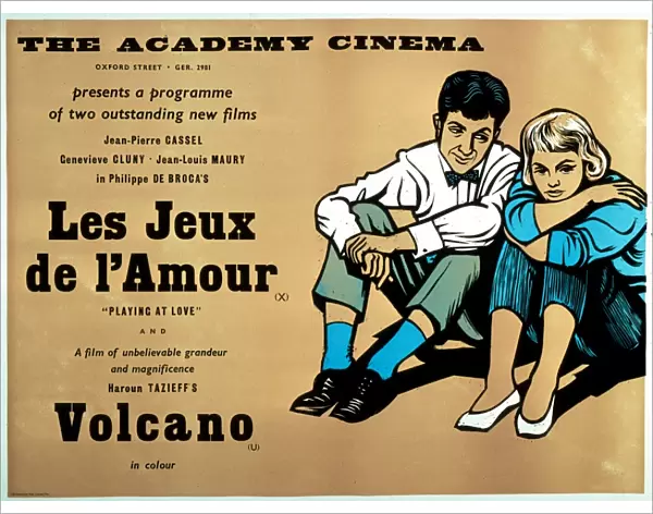 Academy Poster for Philippe De Brocas Les Jeux de l Amour (1960)