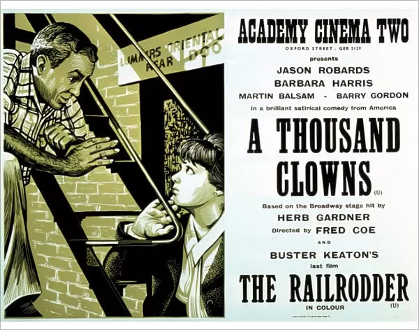 Academy Poster for Fred Coes A Thousand Clowns (1965)