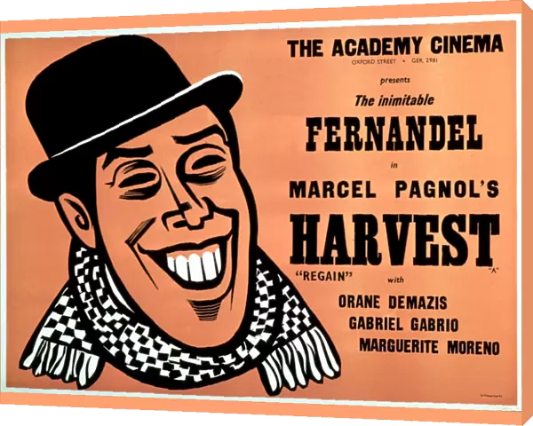 Academy Poster for Marcel Pagnols Harvest (1937)