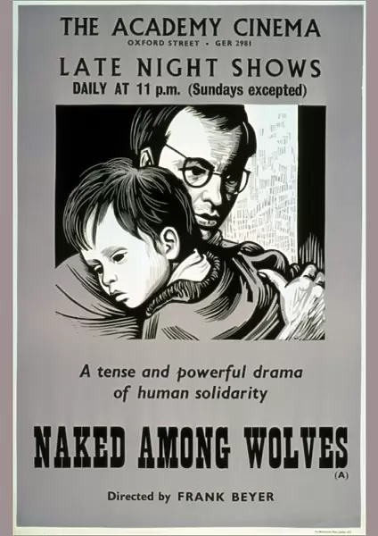 Academy Poster for Frank Beyers Naked Among Wolves (1963)