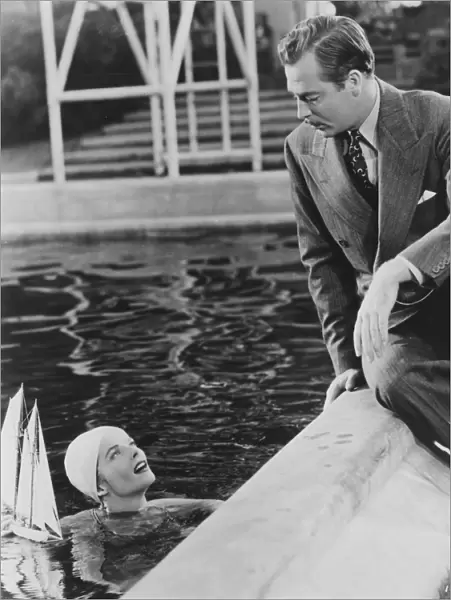 Katharine Hepburn and John Howard in George Cukors The Philadelphia Story (1940)