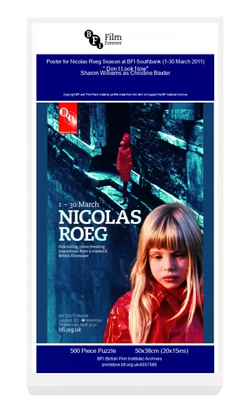Poster for Nicolas Roeg Season at BFI Southbank (1-30 March 2011)