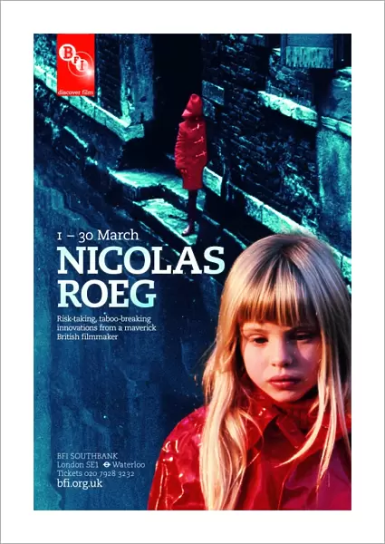 Poster for Nicolas Roeg Season at BFI Southbank (1-30 March 2011)