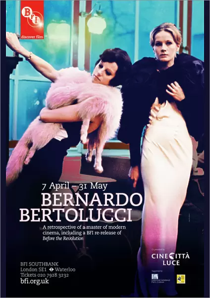 Poster for Bernardo Bertolucci Season at BFI Southbank (7 April - 31 may 2011)