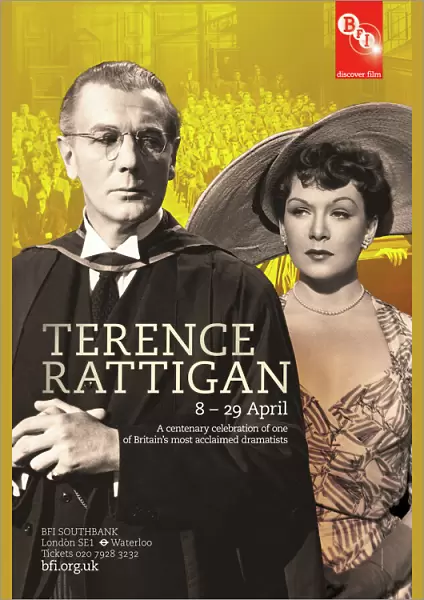 Poster for Terence Rattigan Season at BFI Southbank (8 - 29 April 2011)