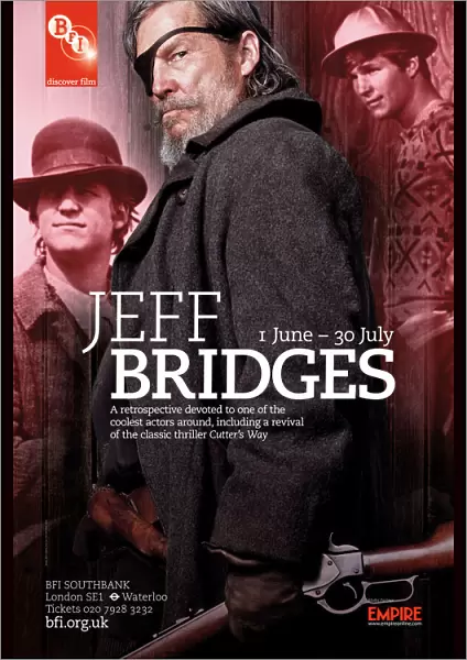 Poster for Jeff Bridges Season at BFI Southbank (1 June -30 July 2011)