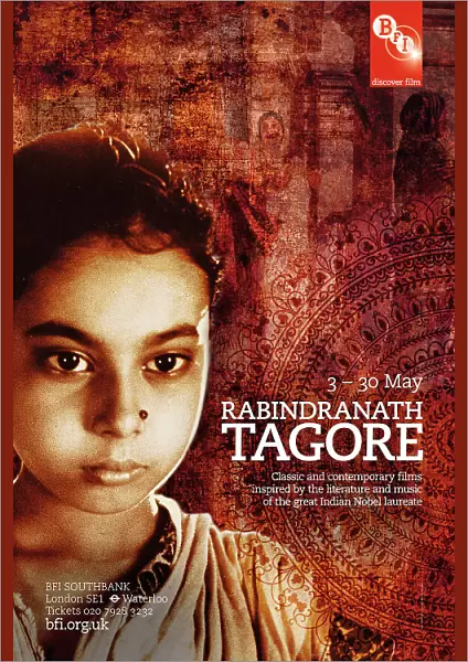 Poster for Rabindranath Tagore Season at BFI Southbank (3-30 May 2011)