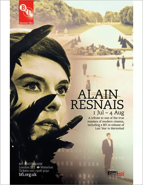 Poster for Alain Resnais Season at BFI Southbank (1 July - 4 August 2011)