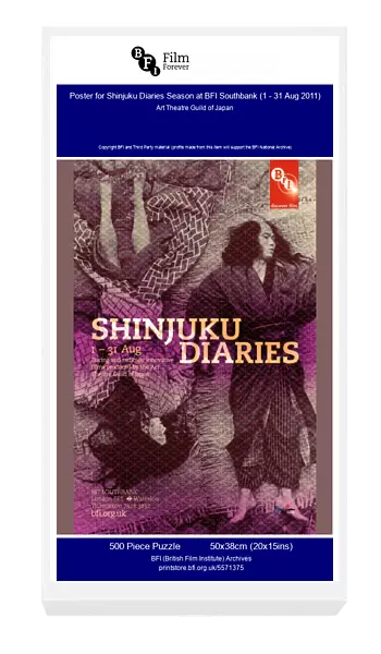 Poster for Shinjuku Diaries Season at BFI Southbank (1 - 31 Aug 2011)