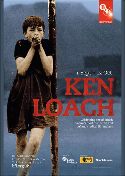 Poster for Ken Loach Season at BFI Southbank (1 Sept - 12 Oct 2011)