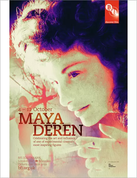 Poster for Maya Deren Season at BFI Southbank (4 - 12 Oct 2011)