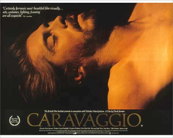 Film Poster for Derek Jarmans Caravaggio (1986)