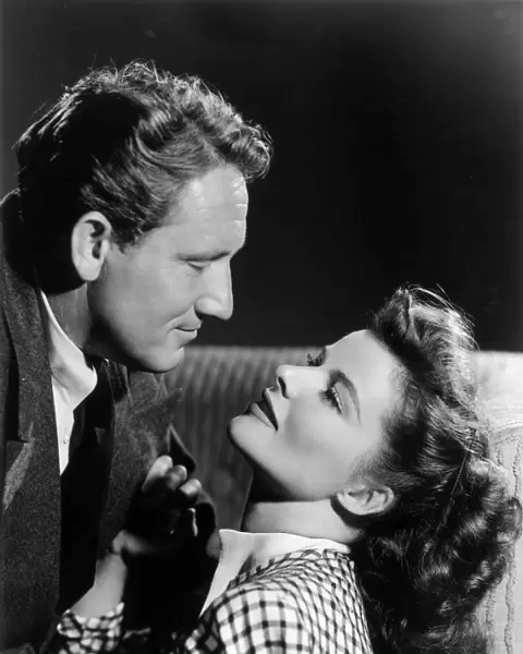 Spencer Tracy and Katharine Hepburn in George Stevens Woman Of The Year (1941)