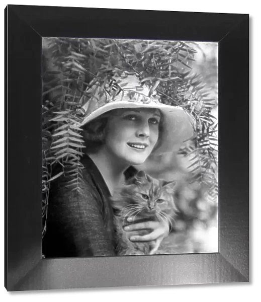 Studio Portrait of Edna Purviance