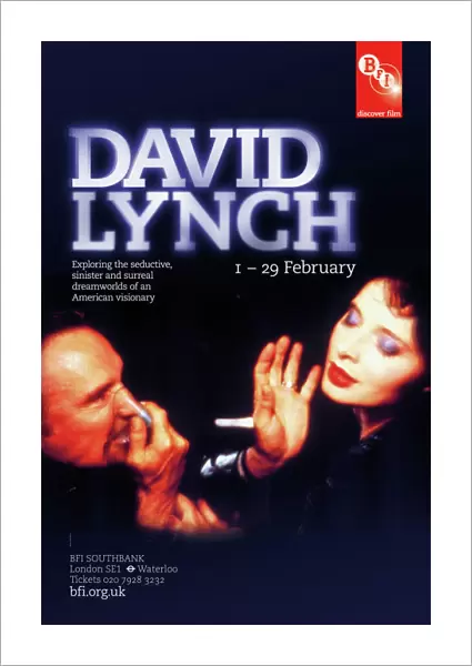 Poster for David Lynch Season at BFI Southbank (1 - 29 Feb 2012)