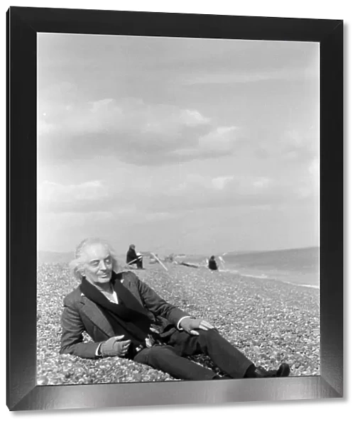 Quentin Crisp on the set of Gale Tattersalls Value For Money (1970)