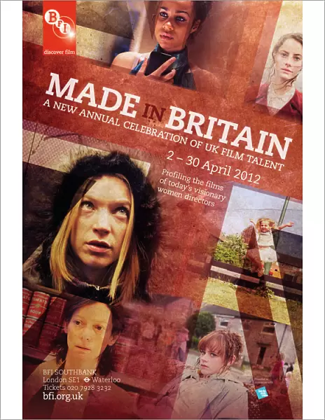 Poster for Made in Britain Season at BFI Southbank (2 April - 30 April 2012)