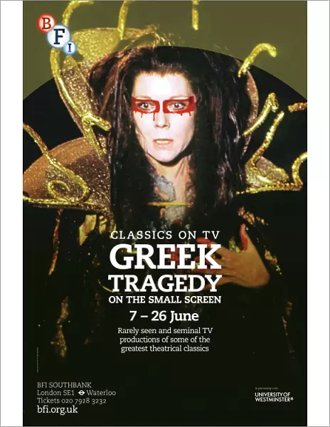 Poster for Classics on TV: Greek Tragedy on the Small Screen Season at BFI Southbank (7 - 26 June 2012)