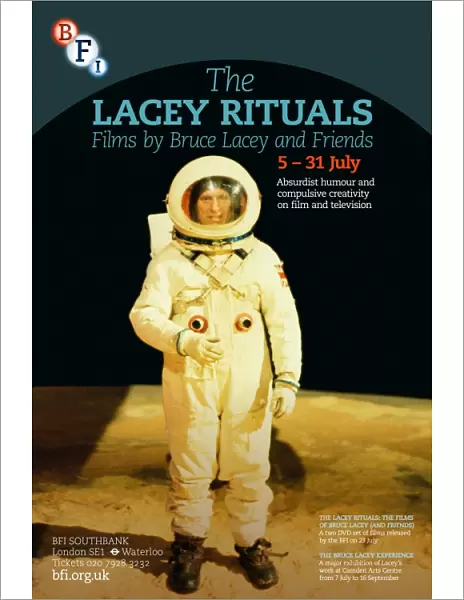 Poster for The Lacey Rituals (Films by Bruce Lacey and Friends) Season at BFI Southbank (5 - 31 July 2012)