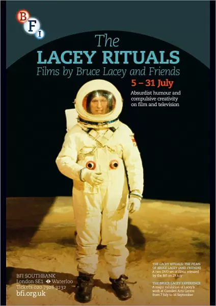 Poster for The Lacey Rituals (Films by Bruce Lacey and Friends) Season at BFI Southbank (5 - 31 July 2012)