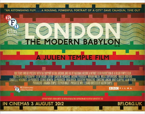 Poster for Julien Temples London - The Modern Babylon (2102)