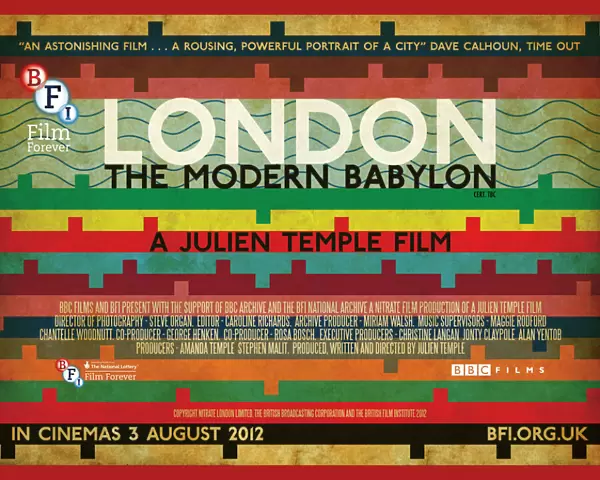 Poster for Julien Temples London - The Modern Babylon (2102)