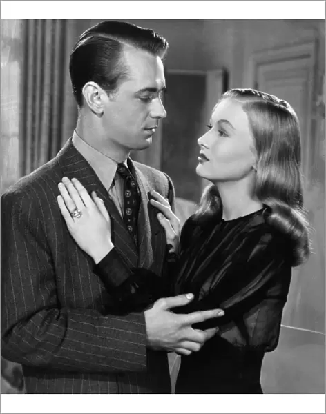 Alan Ladd and Veronica Lake in Stuart Heislers The Glass Key (1942)