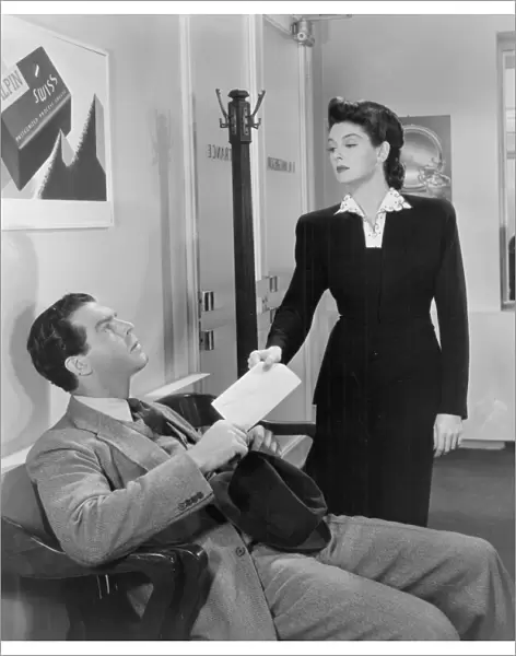 Fred MacMurray and Rosalind Russell in Mitchell Leisens Take A Letter, Darling (1942)