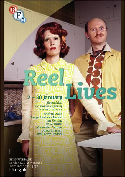 Poster for Reel Lives Season at BFI Southbank (2 - 30 January 2013)