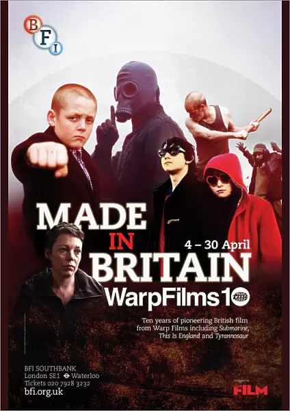 Poster for Made In Britain (Warp Films at 10) Season at BFI Southbank (4 - 30 April 2013)