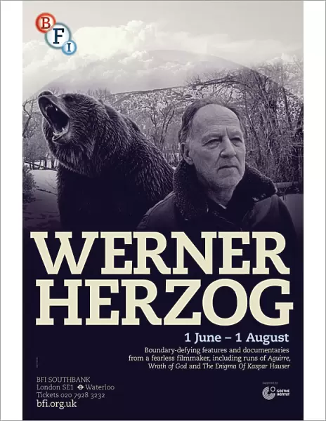 Poster for Werner Herzog Season at BFI Southbank (1 June - 1 August 2013)