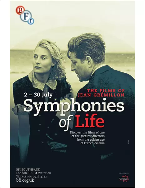 Poster for Jean Gremillon Season at BFI Southbank (3 - 30 July 2013)