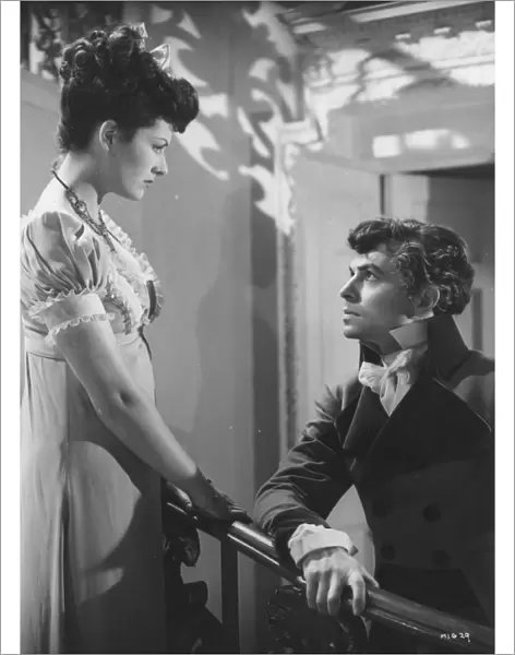 Margaret Lockwood and James Mason in Leslie Arliss The Man In Grey (1943)