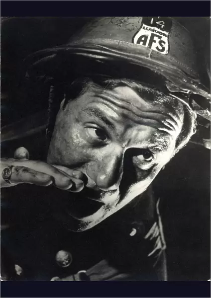Auxilliary Fire Service Volunteer in Humphrey Jennings Fires Were Started (1943)