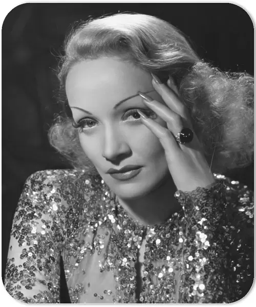Studio Portrait of Marlene Dietrich